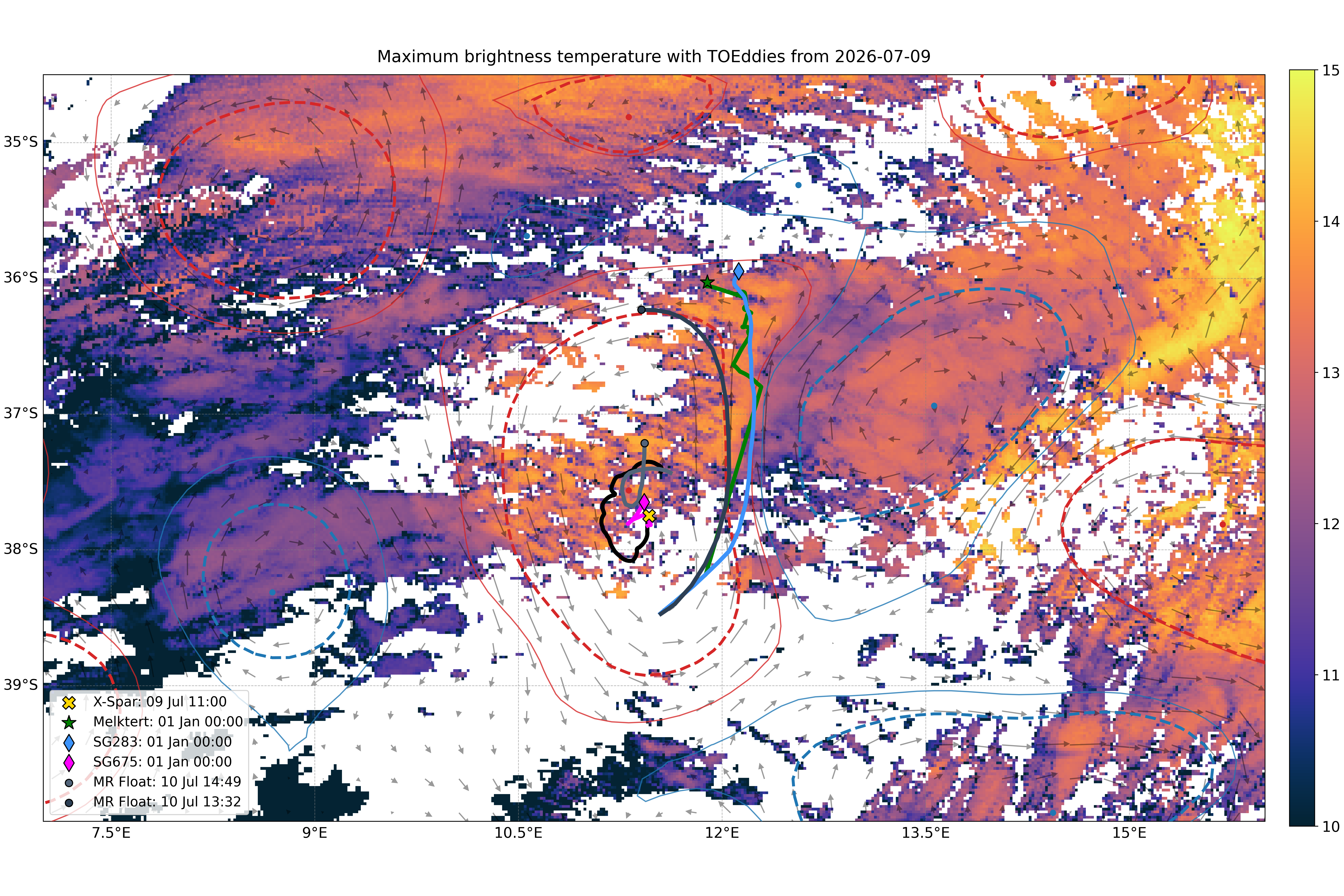 Brightness Temperature Animation